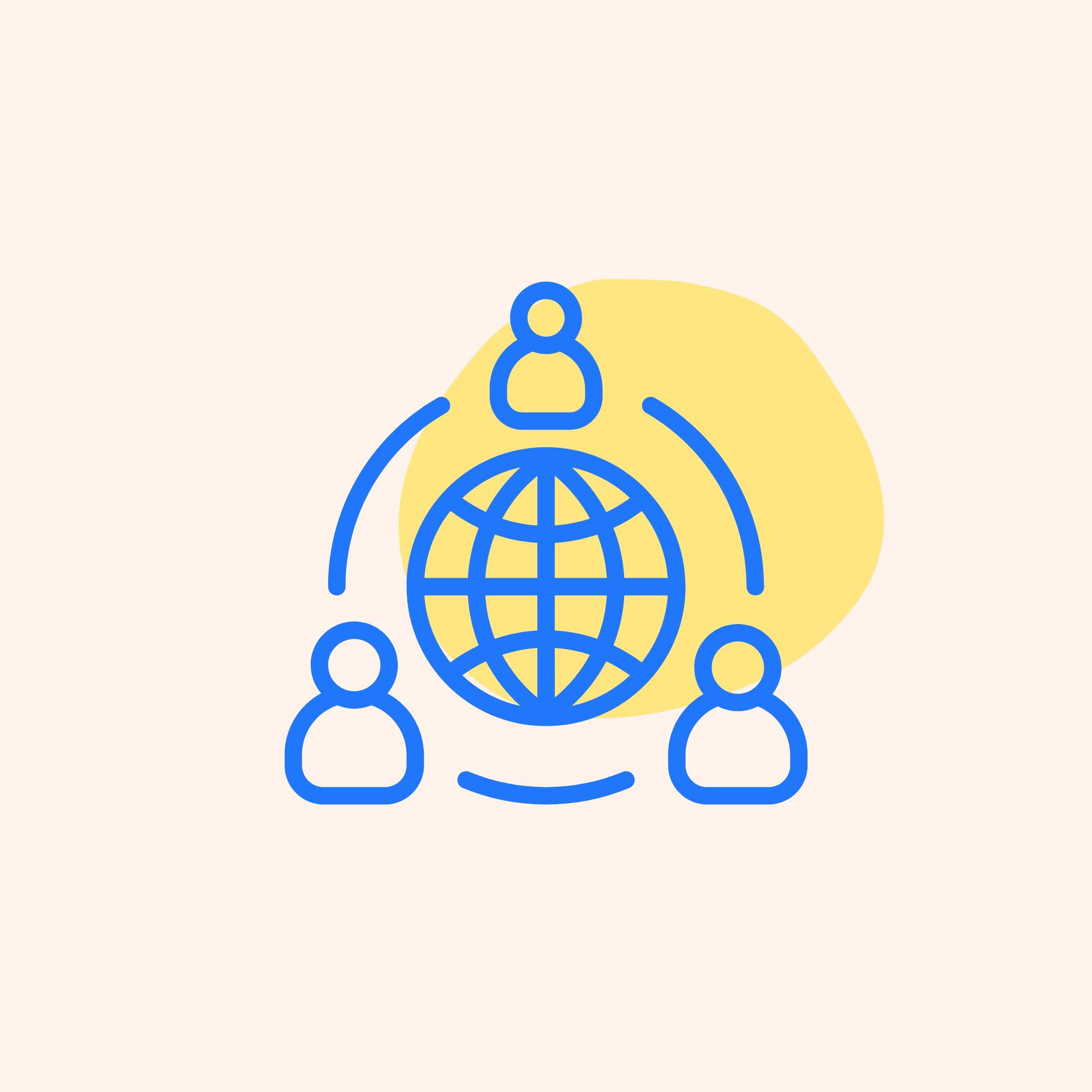 Logo représentant les réseaux sociaux