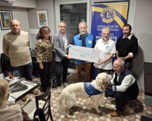 collaboration entre les Lions Clubs et HANDI’CHIENS