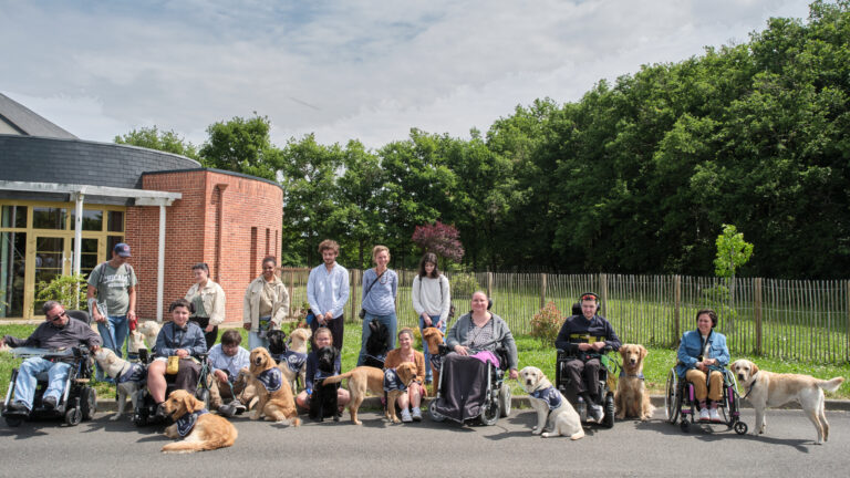 Groupe de super duos HANDI'CHIENS